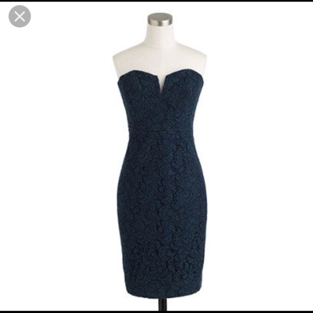 J Crew Cathleen dress in navy size 6
